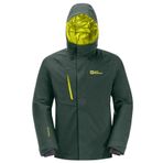 Jack Wolfskin Troposphere INS JKT M Erkek Outdoor Mont 1115321-T0138 Black Olive/Firefly