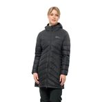 Jack Wolfskin Tundra Down Coat Kadın Mont Siyah XS