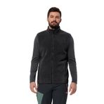 JACK WOLFSKIN WALDSTEIG FZ VEST M Erkek YELEK, Siyah, XXXL