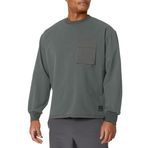 JACK WOLFSKIN WANDERMOOD PULLOVER M Erkek SWEATSHIRT, slate green, XXL