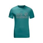 Jack Wolfskın Wolf Logo T Erkek T-Shırt Yeşil