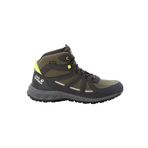 Jack Wolfskin Woodland 2 Texapore Mid M Haki Erkek Spor Ayakkabı
