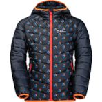 Jack Wolfskin Zenon Print Çocuk Outdoor Montu 1608144-7523 - 140 cm - Mavi