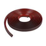 jackfru 5M Esnek Süpürgelik, Kendinden Yapışkanlı Tavan Şeritleri, Duvar Süsleme Çıtası, Duvar Kenarları Caulk Strip, Fayans Kenarları, Tavan Kenarları, Duvar Geçişleri için Süs Şeritleri (Kırmızı
