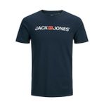 Jack&Jones 12137126 Lacivert Baskılı Erkek T-shirt