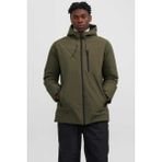 Jack&jones 12256884 Jjpayne Parka Jacket Erkek Uzun Mont Haki Yeşil - 2XL
