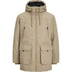 Jack&jones 12258408 Fermusrlı Kapsonlu Mont - XL - Sütlü Kahve
