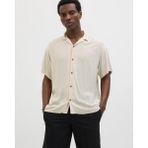 Jack&jones 12268443 Jjejeff Solıd Resort Erkek Vıskon Gomlek - Bej