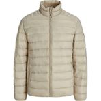 Jack&jones Bradley Light Puffer Collar Erkek Bej Dik Yaka Mont - 2XL