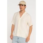 Jack&jones Cabana Varenna Slub Erkek Ekru Klasik Yaka Gömlek - XL