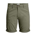 Jack&Jones Chino Koyu Yeşil Erkek Şort 12229794 S