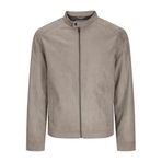 Jack&Jones Dylan Clean Erkek Kahverengi Bisiklet Yaka Ceket, M