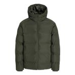 Jack&Jones Erkek Jack & Jones JJESOHO Kapüşonlu Puffer Mont – Siyah, Yüksek Kalite, Fermuarlı, Uzun Kollu, Kışlık Şişme Mont