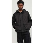 Jack&Jones Erkek Jcohıke Suya Dayanıklı Kapüşonlu Softshell Mevsimlik Mont 12253569 Siyah