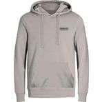 Jack&Jones Erkek Jjolıve Kanguru Cepli Kapüşonlu Sweatshirt 12256833 Taş
