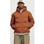 Jack&Jones Erkek Jjpayne Kapüşonlu Rüzgar Geçirmez Puffer Mont 12256887 Bisküvi