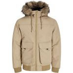 Jack&jones Erkek Mont Jjconstruct Faux Bomber 8409 - Taş