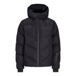 JACK&JONES Erkek Oversize Mont, Siyah, L Beden