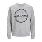 Jack&Jones Erkek Oversize Sweatshirt - Minimalist Tasarım - Günlük Kullanım