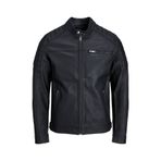 JACK&JONES Erkek Regular Fit Mont, Siyah, S Beden