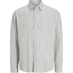 Jack&jones Jorjames Split Stripe Erkek Gömlek 12271090 - Ekru - XL