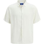 Jack&jones Joshua Viscose Erkek Beyaz Klasik Yaka Gömlek - 2XL