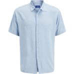 Jack&jones Joshua Viscose Erkek Mavi Klasik Yaka Gömlek