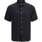 Jack&jones Joshua Viscose Erkek Siyah Klasik Yaka Gömlek - XL