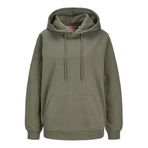 JACK&JONES Kadın JXABBIE RLX LS Every Hood SWT NOOS Sweatshirt, Üzüm Yaprağı/Detay: Rosin JJXX Logo, M, Üzüm yaprağı/Detay: pembe Jjxx logosu, M
