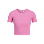 JACK&JONES Kadın JXFLORIE STR SS Rib Tee JRS NOOS Tişört, Morning Glory, Large, Gündüzsefası, L