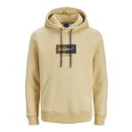 Jack&Jones Kapüşonlu Standart Kalıp Sarı Erkek Sweatshirt 12242197 S