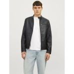 Jack&Jones Minimalist Deri Erkek Ceket - Regular Fit - Günlük Stil