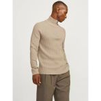 Jack&Jones Minimalist Yüksek Yakalı Uzun Kol Erkek Kazak - Günlük Şıklık