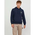 Jack&Jones Oversize Kapüşonlu Sweatshirt - Minimalist Tasarım - Erkek