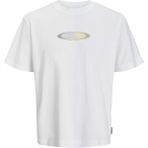 Jack&jones Pacer Branding Print Crew Neck Erkek Beyaz Yuvarlak Yaka Tişört