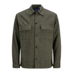 Jack&Jones Regular Fit Uzun Kollu Haki Erkek Gömlek 12239329