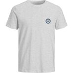 Jack&jones Rubel Ire Smu Small Print Erkek Beyaz Yuvarlak Yaka Tişört