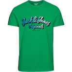 Jack&jones Sıfır Yaka Baskılı Yeşil Erkek T-Shirt 12238135 - M