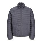 Jack&Jones State Packable Puffer Colar Erkek Gri Dik Yaka Mont, M