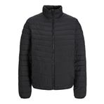 Jack&Jones State Packable Puffer Colar Erkek Siyah Dik Yaka Mont, S