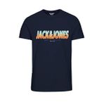 Jack&Jones Tone Erkek Lacivert Bisiklet Yaka Tişört