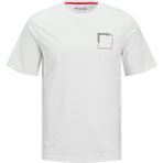 Jack&jones Verner Crew Neck Erkek Beyaz Yuvarlak Yaka Tişört - 2XL