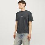 Jack&jones Vesterbro Crew Neck Erkek Gri Yuvarlak Yaka Tişört