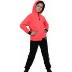 Jacklions Kız Çocuk Neon Pembe Sweatshirt & Siyah Tayt Takımı - Siyah - Pembe - 4 - 5 Yaş
