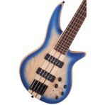 Jackson Pro Spectra Bass SBA V Caramelized Jatoba Klavye Blue Burst 5 Telli Bas Gitar
