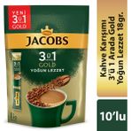 Jacobs 3in1 Gold Yoğun Lezzet 10'lu Paket - 18 gr