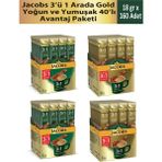 Jacobs 3’ü 1 Arada Gold Yoğun ve Yumuşak 40'lı Avantaj Paketi - 18 gr