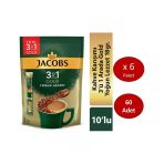 Jacobs 3ü1 Arada Gold Kahve Karışımı Yoğun Lezzet 60 Adet 10 X 6 Paket Hazır