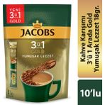 Jacobs 3ü1 Arada Gold Yumuşak Lezzet 18gr 10 Adet - 18 gr