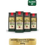 Jacobs Barista Clasic Filtre Kahve Öğütülmüş 200 gr x 4 Adet